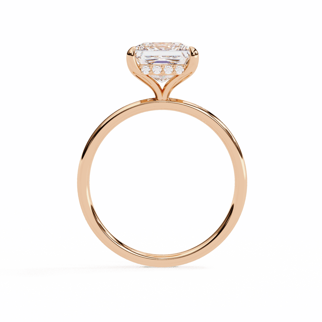 2.25 Carat Princess Eternal Solitaire Wedding Ring in Moissanite | House of Estara