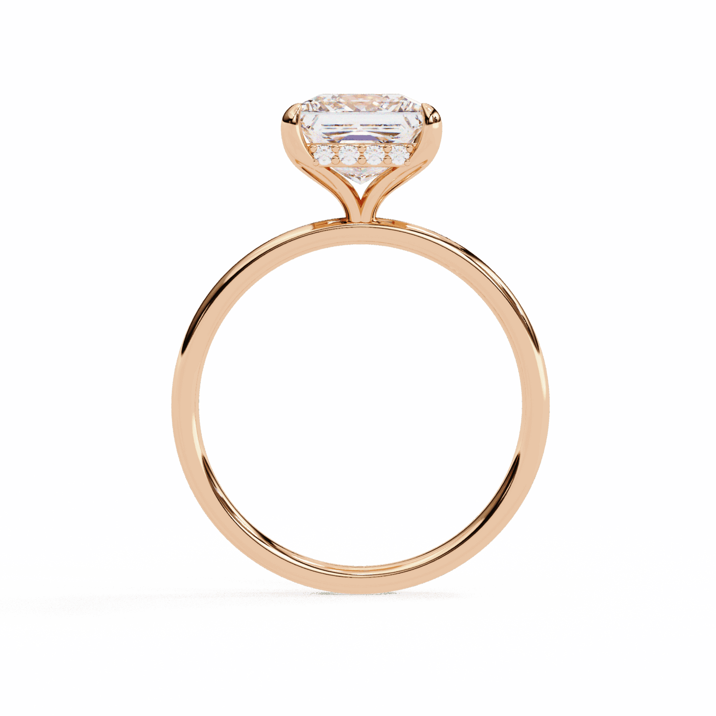 2.25 Carat Princess Eternal Solitaire Wedding Ring in Moissanite | House of Estara