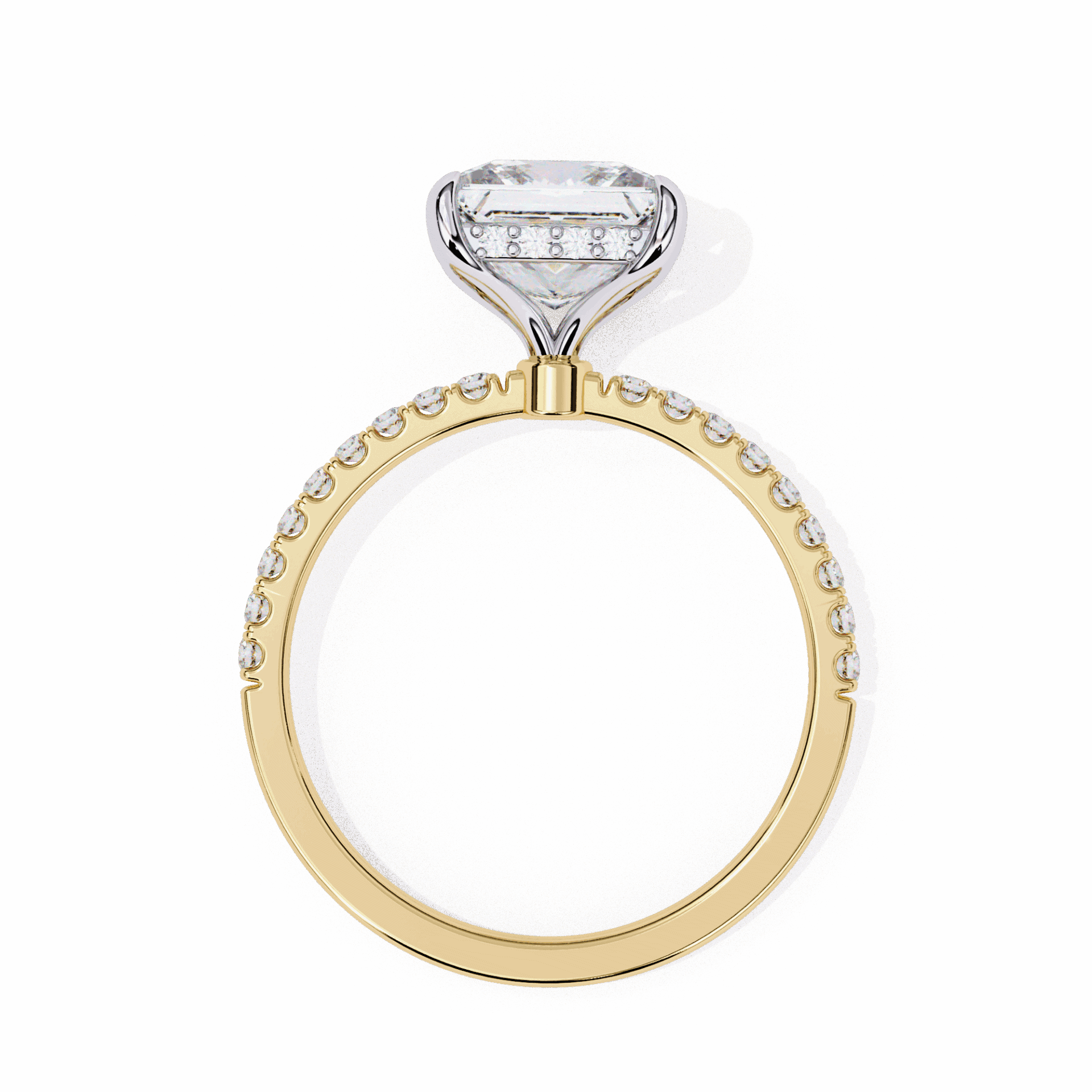 2.5 Carat Princess Forevermore Solitaire Ring in Moissanite | House of Estara