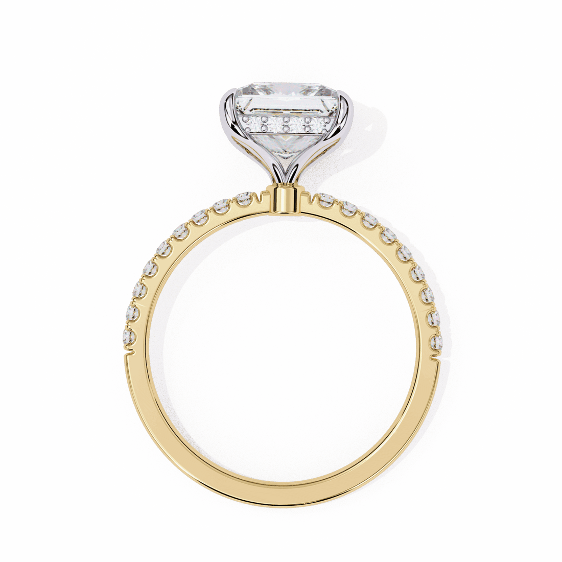 2.5 Carat Princess Forevermore Solitaire Ring in Moissanite | House of Estara