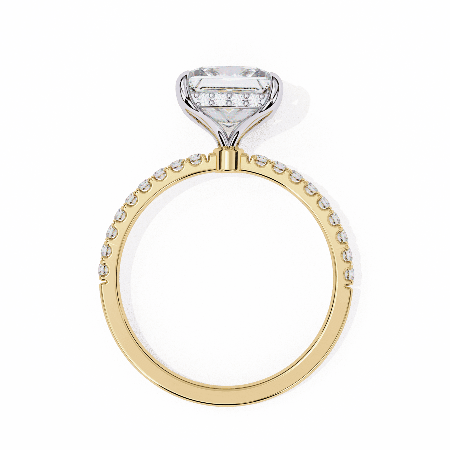 2.5 Carat Princess Forevermore Solitaire Ring in Moissanite | House of Estara