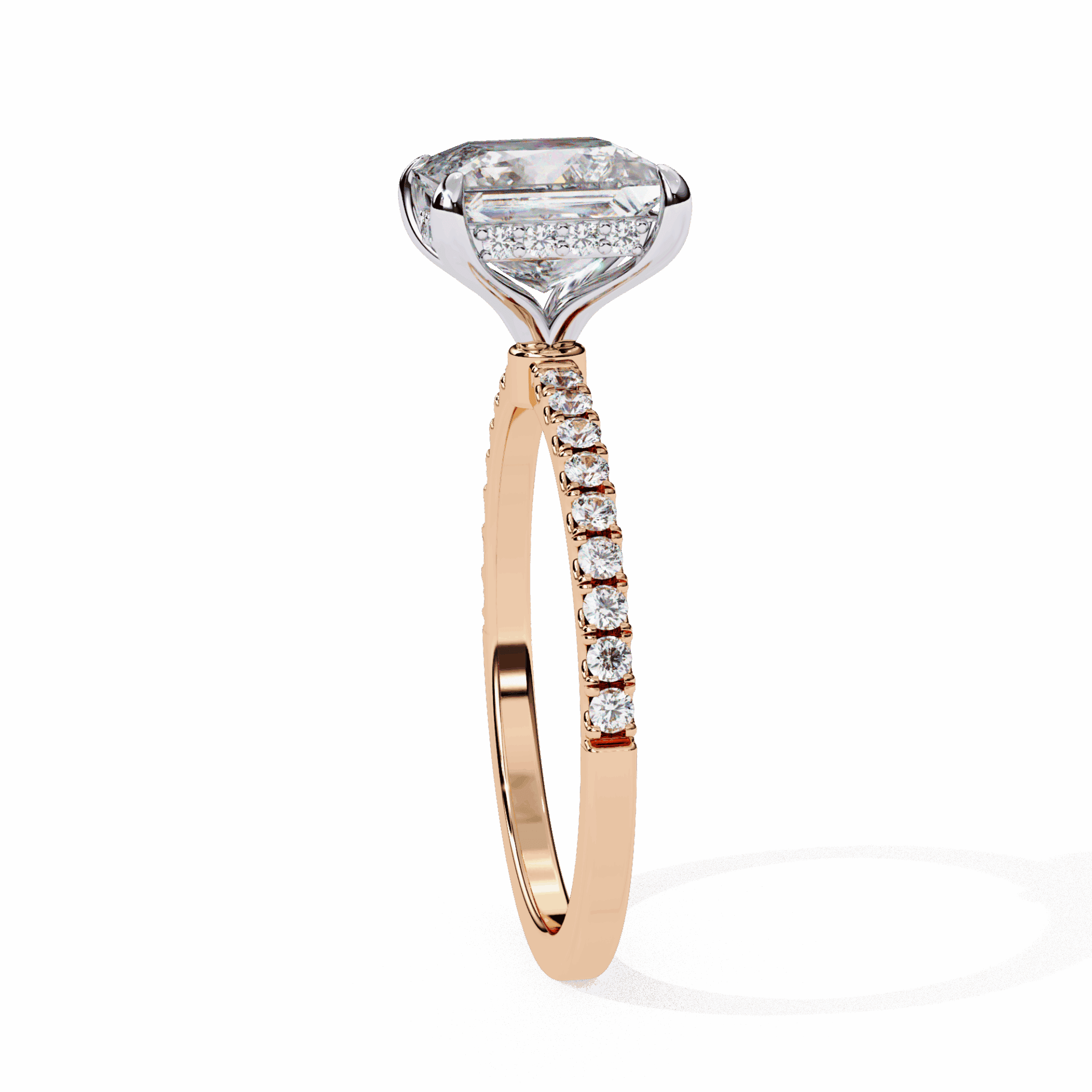 2.5 Carat Princess Forevermore Solitaire Ring in Moissanite | House of Estara
