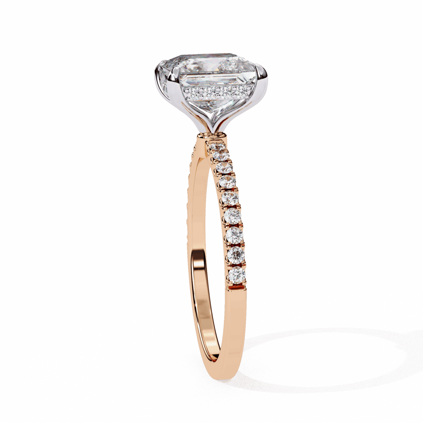 2.5 Carat Princess Forevermore Solitaire Ring in Moissanite | House of Estara