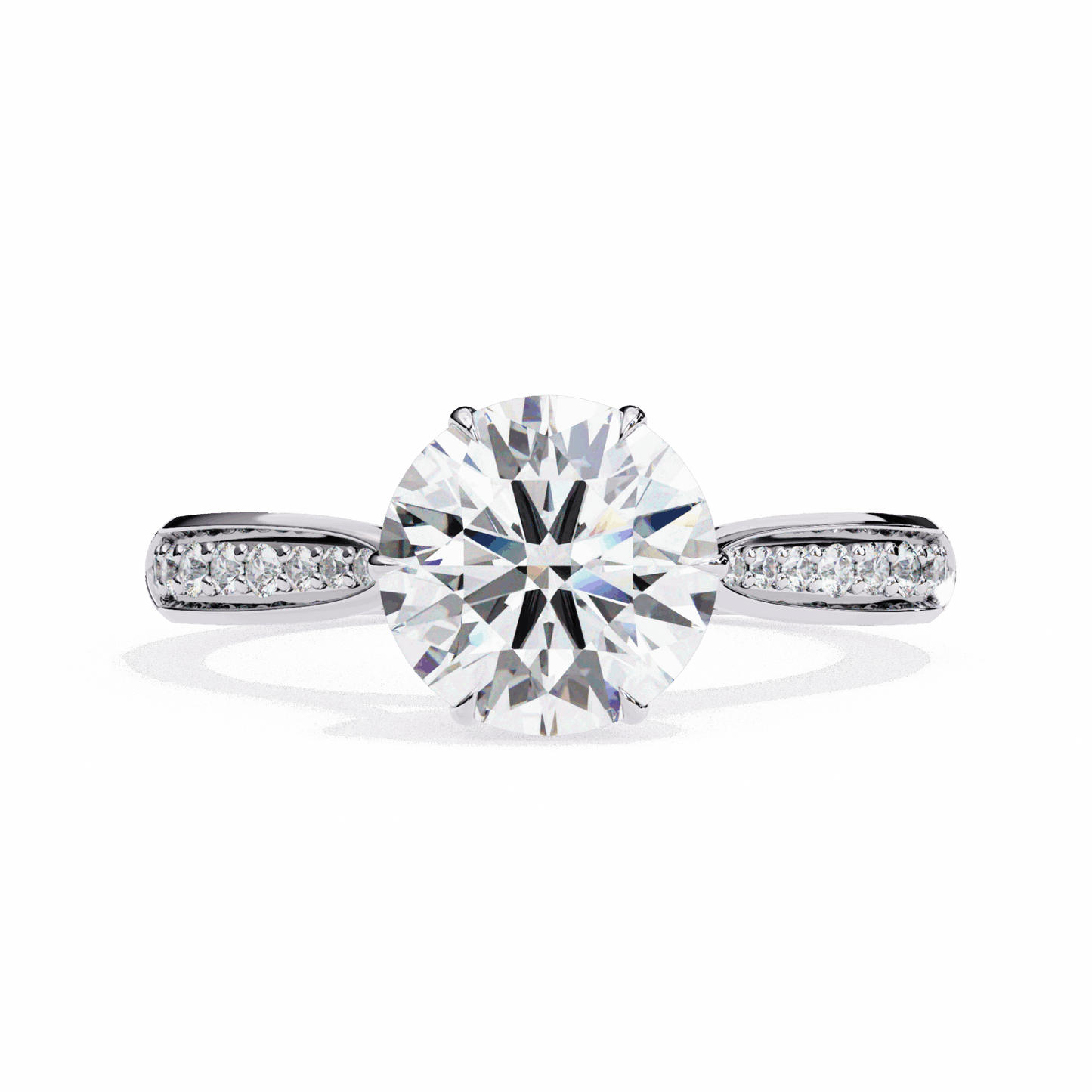 1.25 Carat Round True Love Solitaire Ring in Moissanite | House of Estara