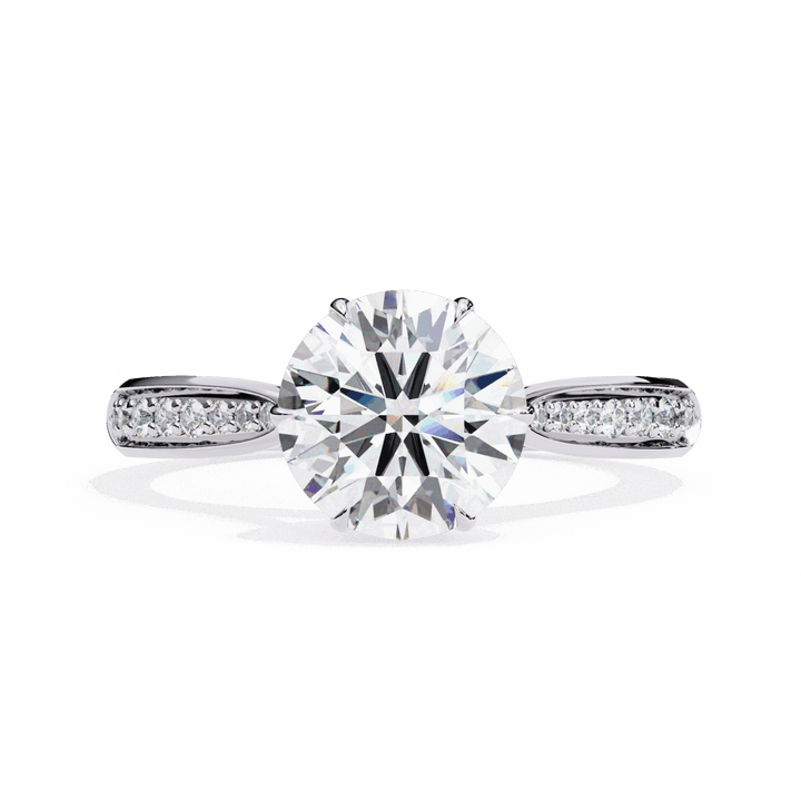 1.25 Carat Round True Love Solitaire Ring in Moissanite | House of Estara