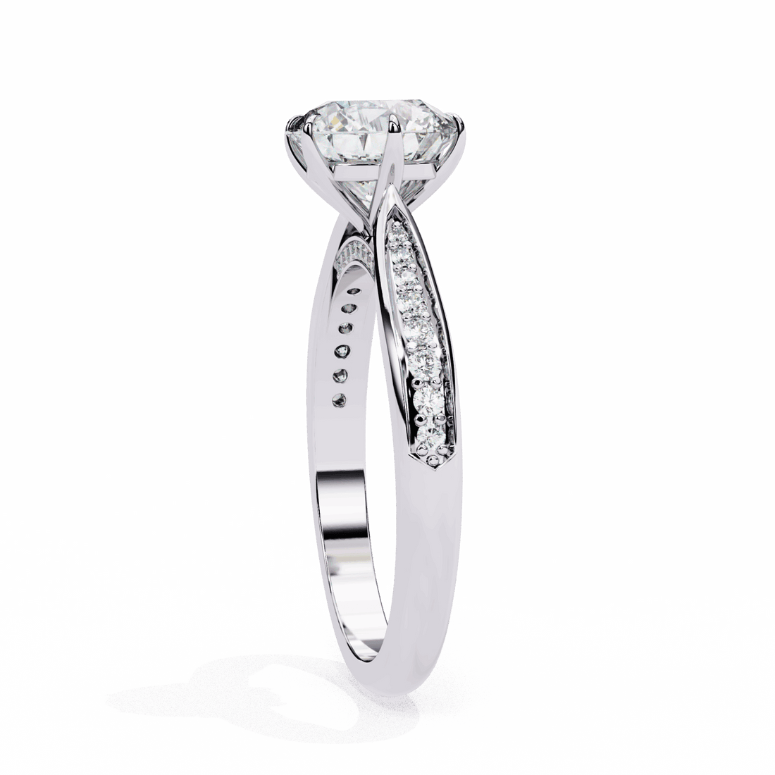 1.25 Carat Round True Love Solitaire Ring in Moissanite | House of Estara