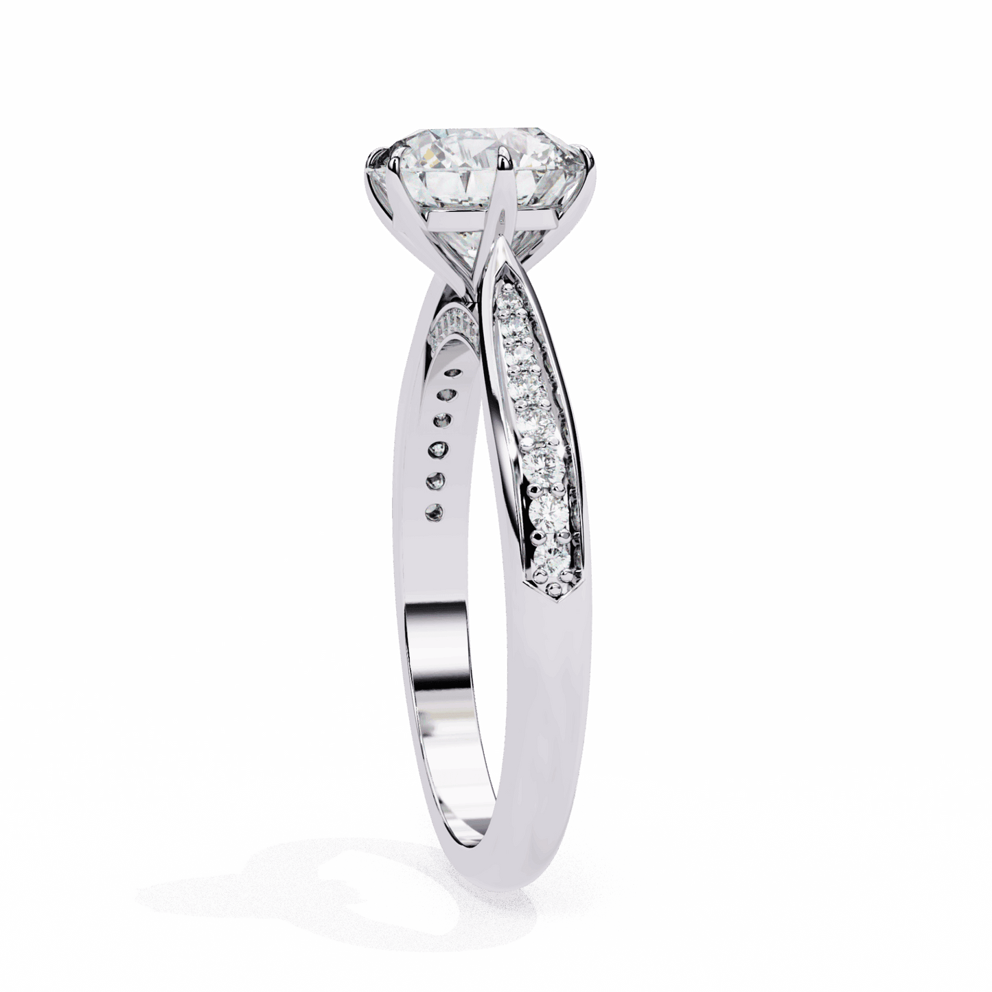 1.25 Carat Round True Love Solitaire Ring in Moissanite | House of Estara