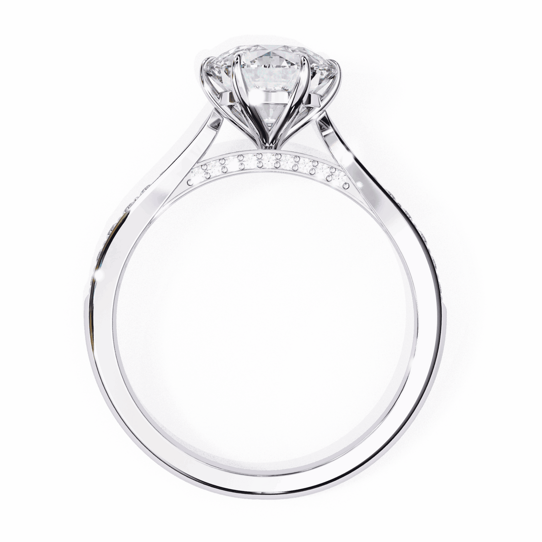 1.25 Carat Round True Love Solitaire Ring in Moissanite | House of Estara
