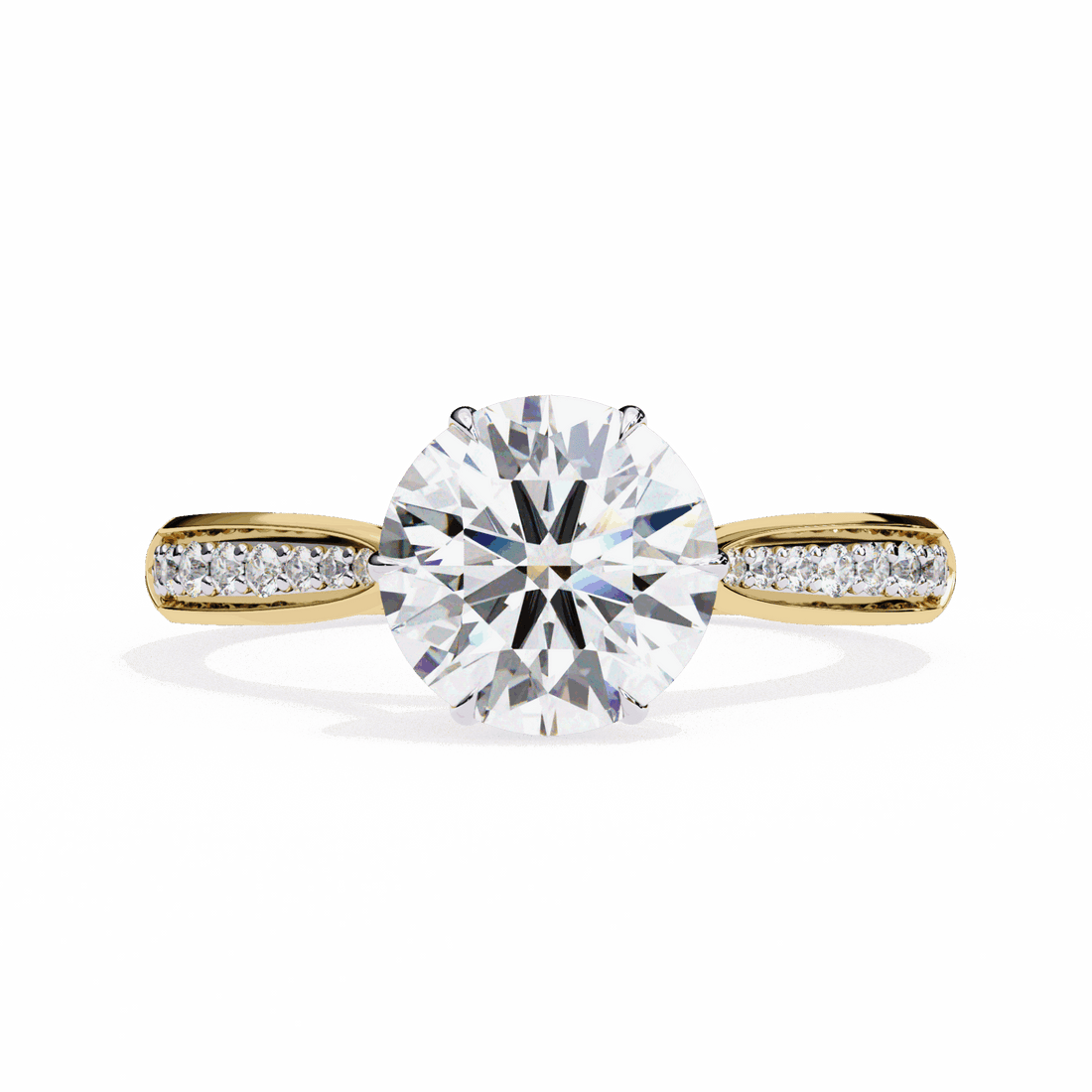 1.25 Carat Round True Love Solitaire Ring in Moissanite | House of Estara