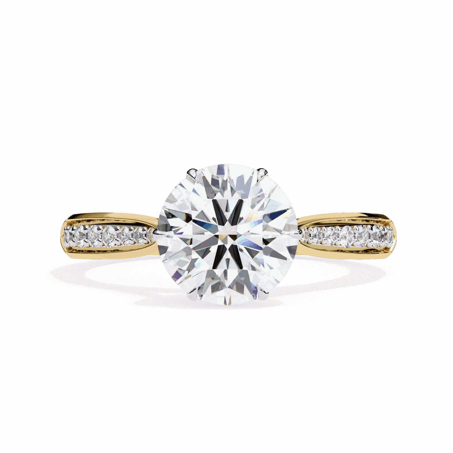 1.25 Carat Round True Love Solitaire Ring in Moissanite | House of Estara