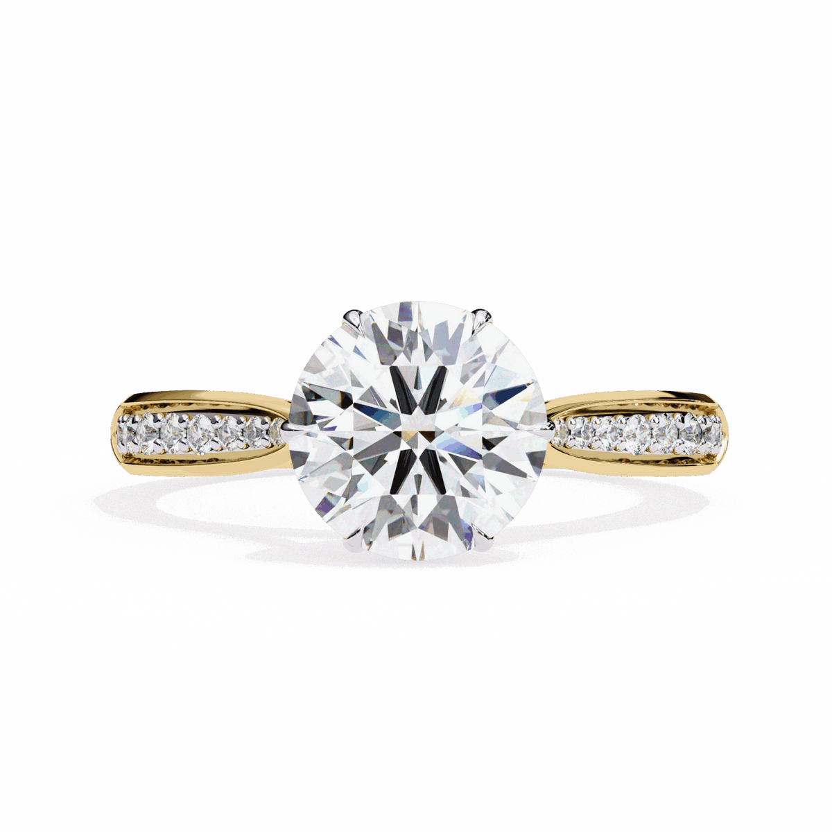 1.25 Carat Round True Love Solitaire Ring in Moissanite | House of Estara