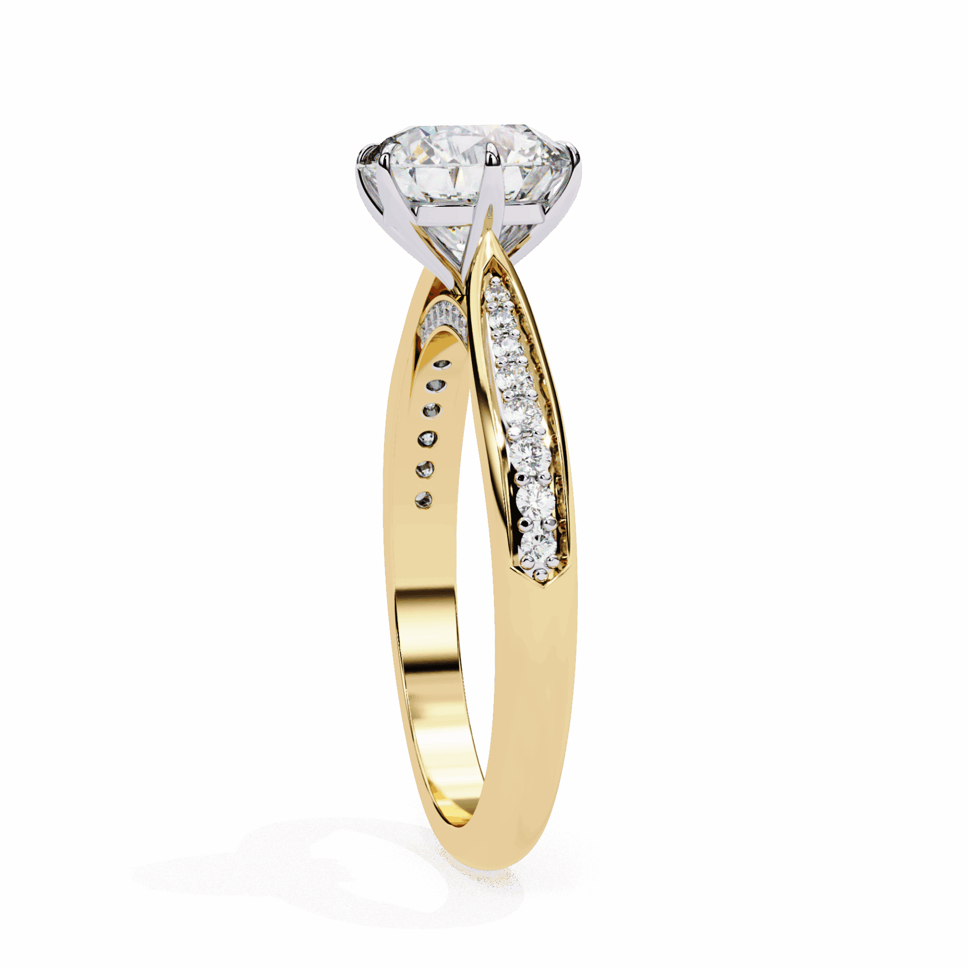 1.25 Carat Round True Love Solitaire Ring in Moissanite | House of Estara