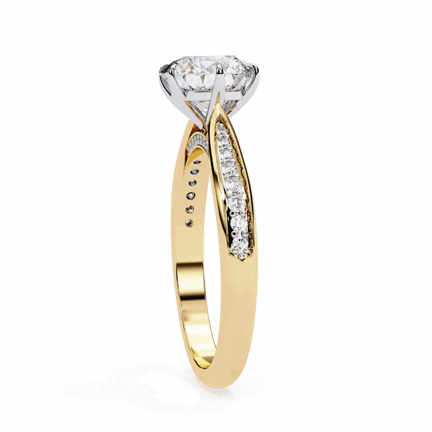1.25 Carat Round True Love Solitaire Ring in Moissanite | House of Estara