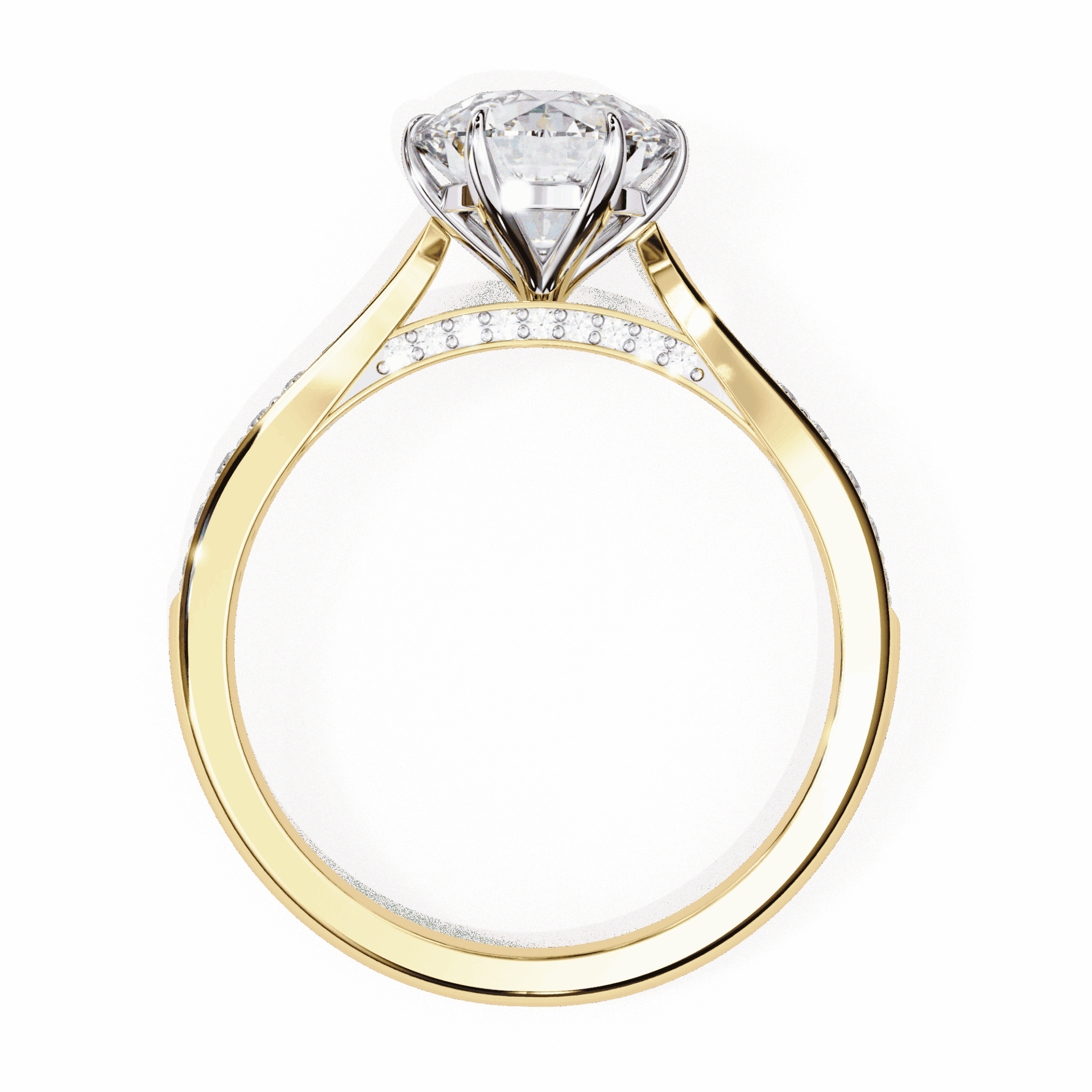 1.25 Carat Round True Love Solitaire Ring in Moissanite | House of Estara