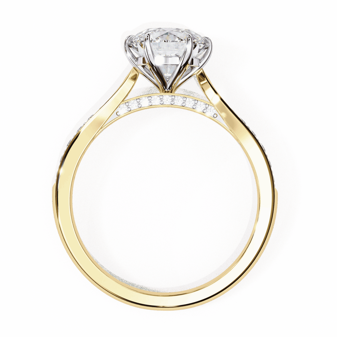 1.25 Carat Round True Love Solitaire Ring in Moissanite | House of Estara