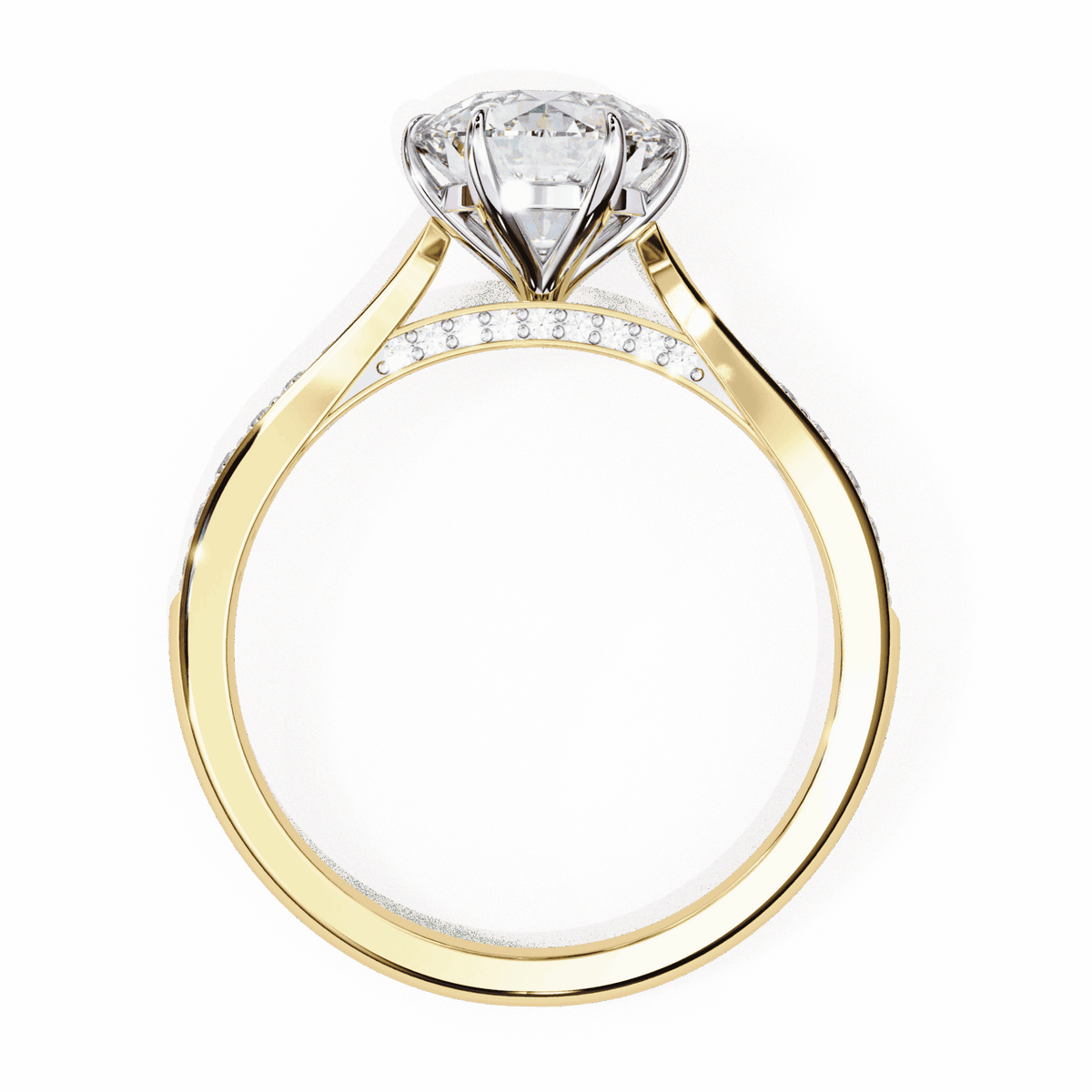 1.25 Carat Round True Love Solitaire Ring in Moissanite | House of Estara