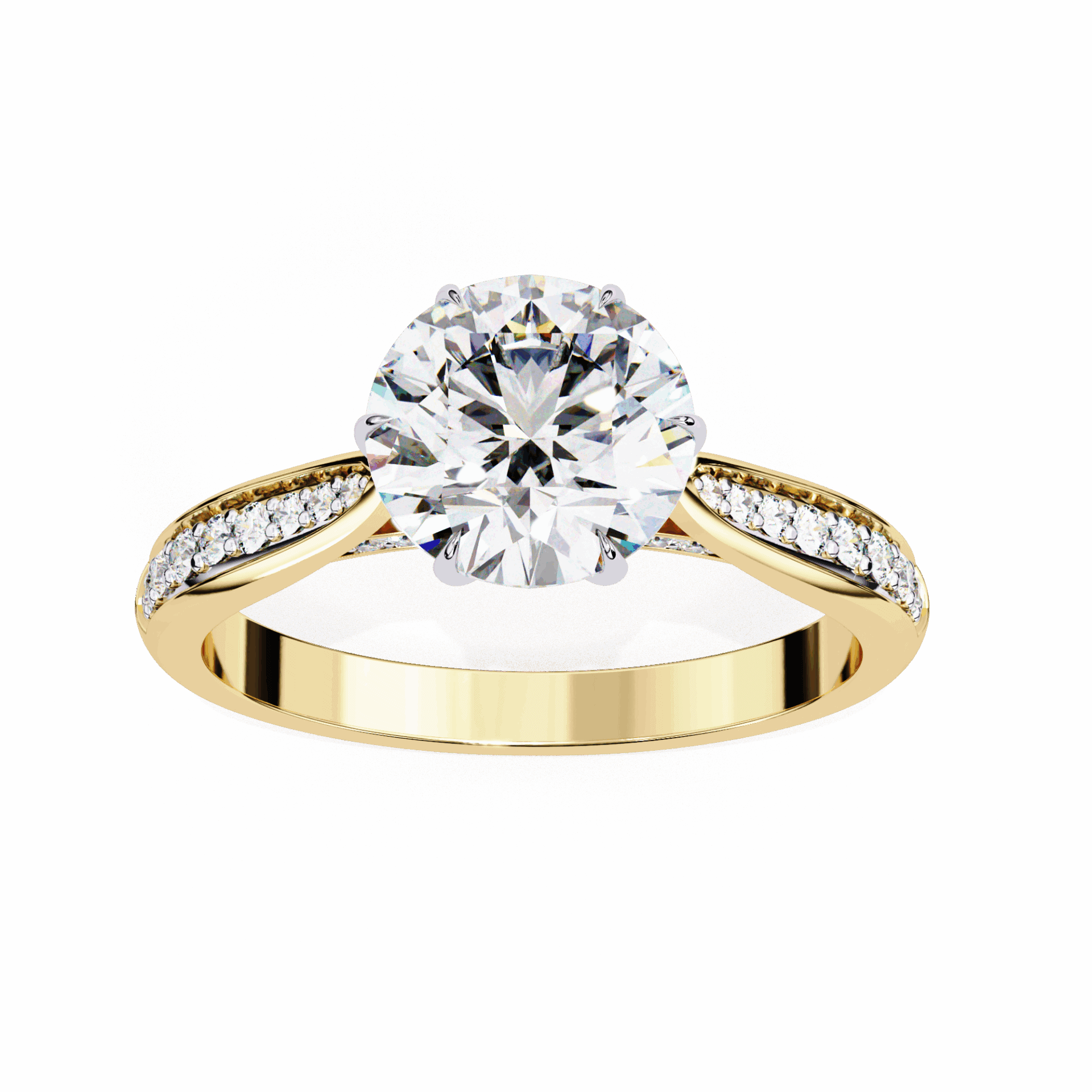 1.25 Carat Round True Love Solitaire Ring in Moissanite | House of Estara