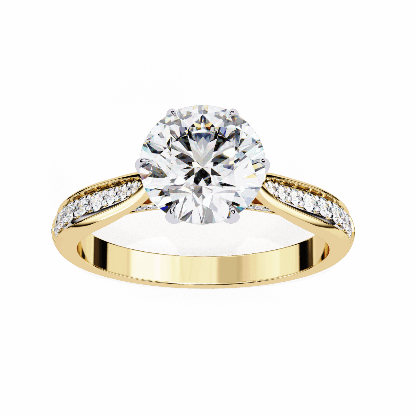 1.25 Carat Round True Love Solitaire Ring in Moissanite | House of Estara