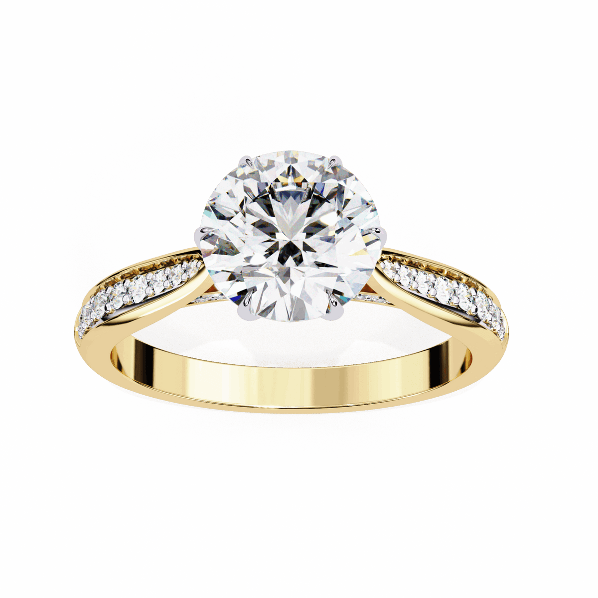 1.25 Carat Round True Love Solitaire Ring in Moissanite | House of Estara