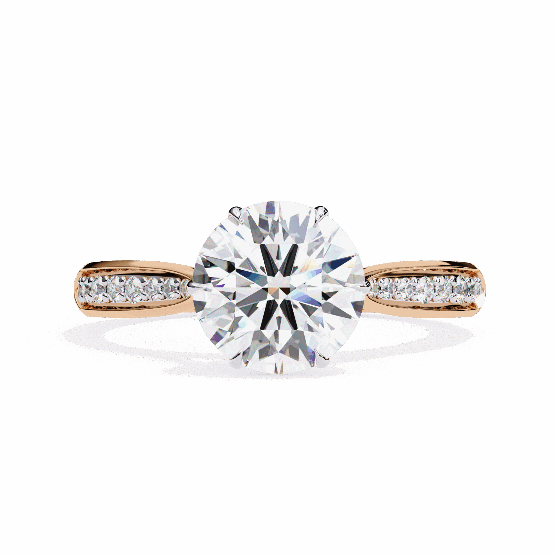 1.25 Carat Round True Love Solitaire Ring in Moissanite | House of Estara