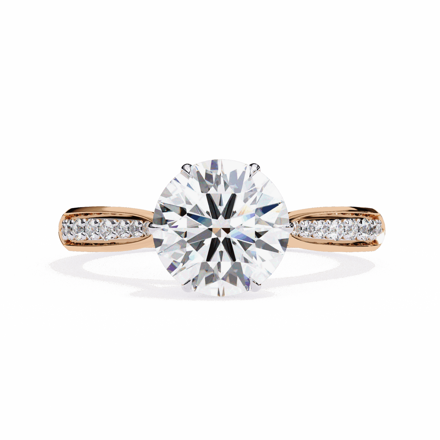1.25 Carat Round True Love Solitaire Ring in Moissanite | House of Estara