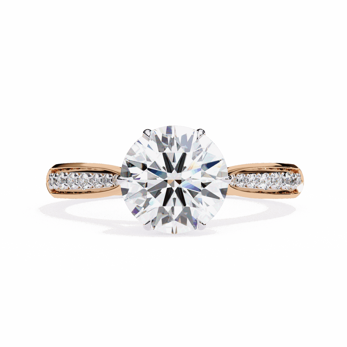 1.25 Carat Round True Love Solitaire Ring in Moissanite | House of Estara