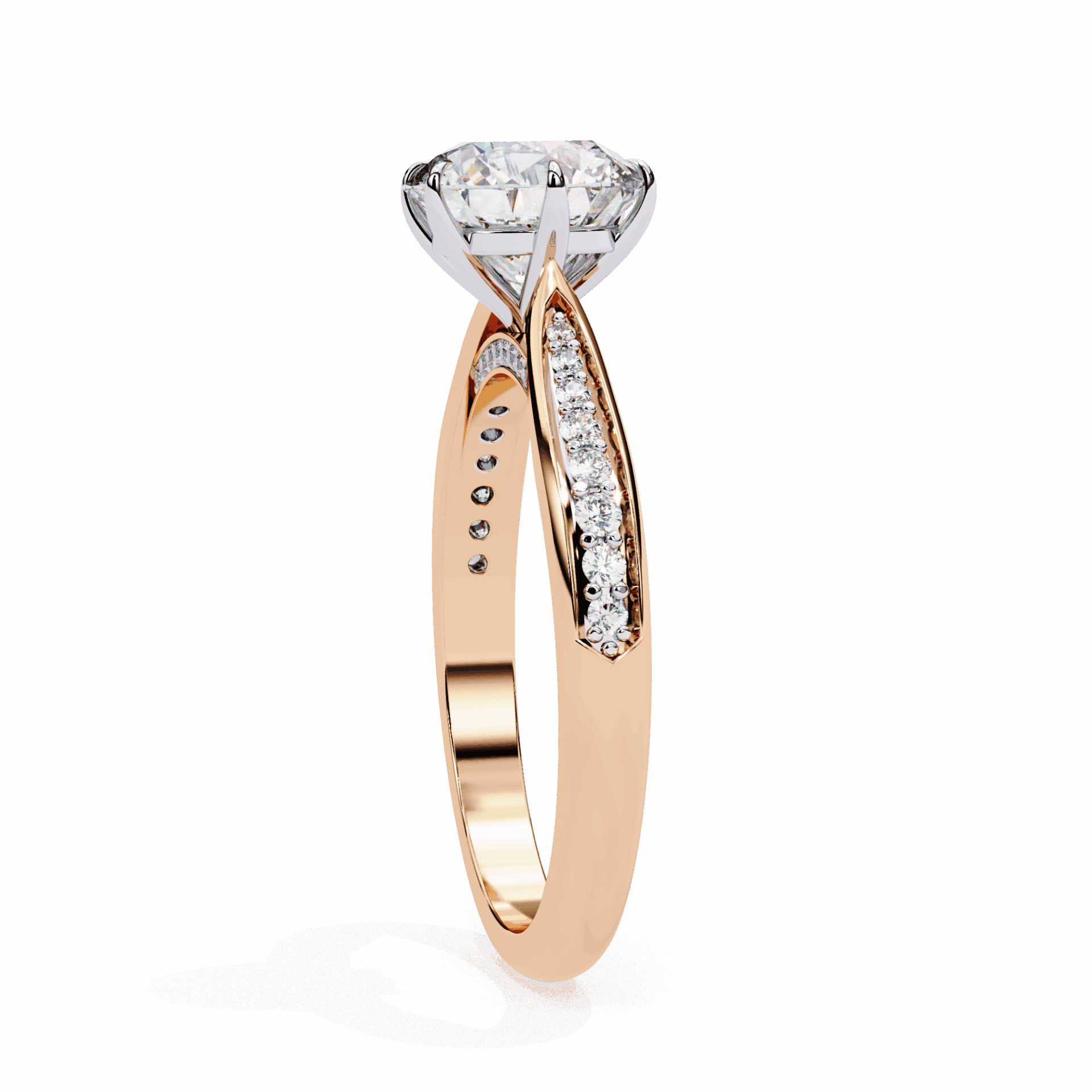 1.25 Carat Round True Love Solitaire Ring in Moissanite | House of Estara