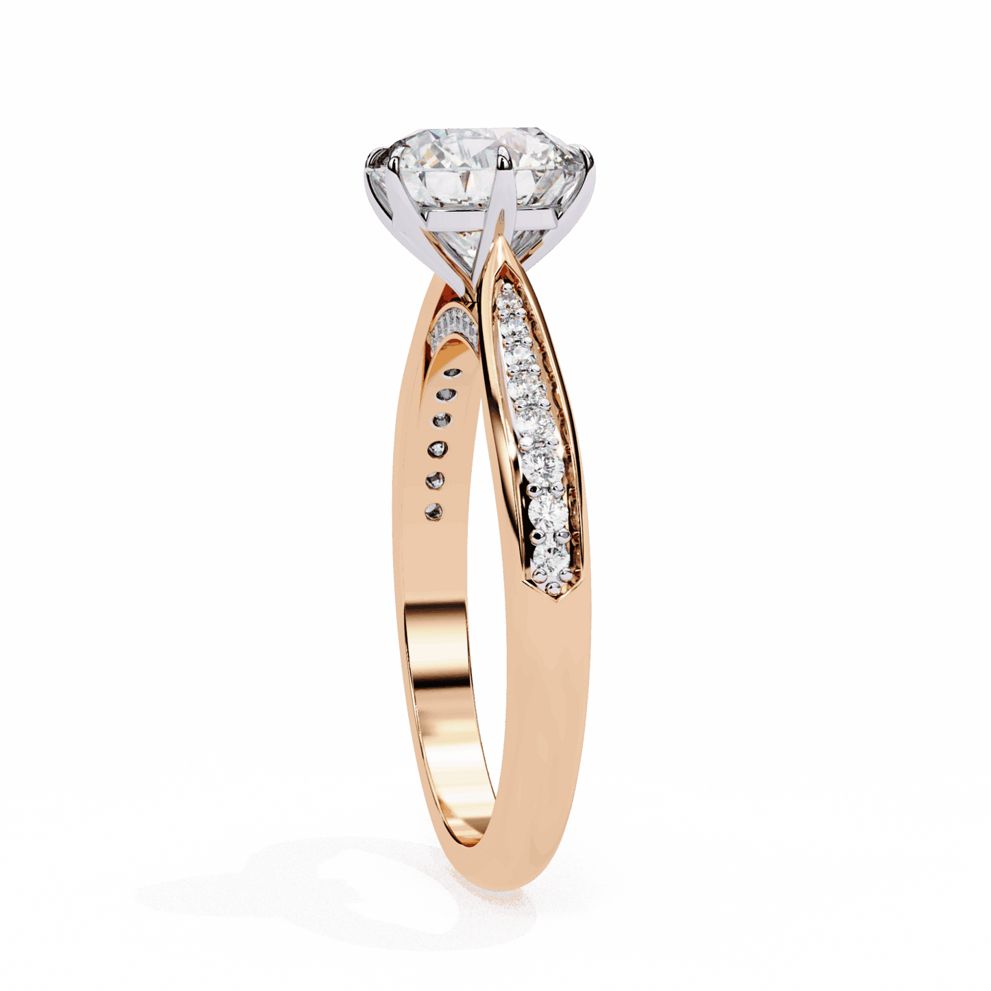 1.25 Carat Round True Love Solitaire Ring in Moissanite | House of Estara