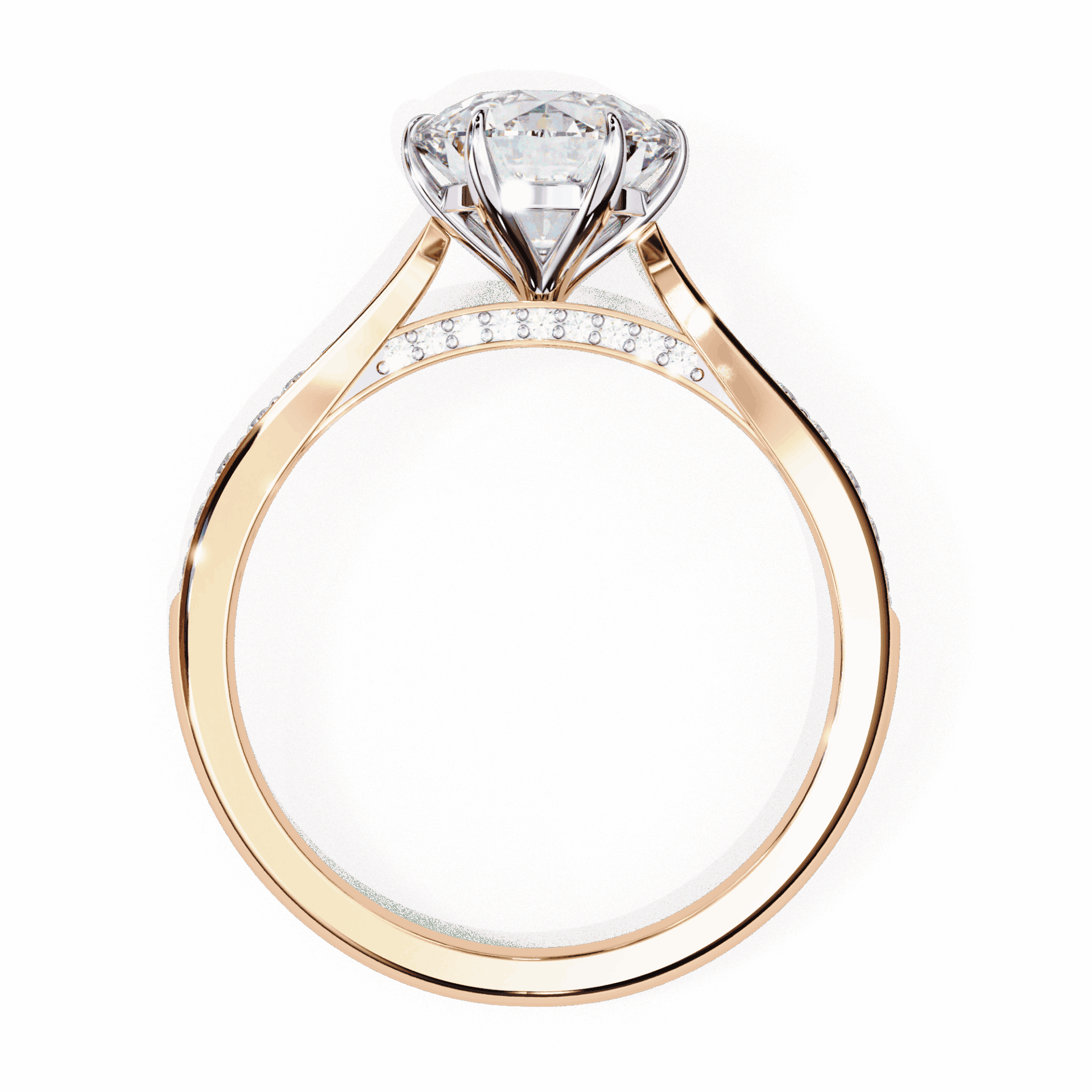 1.25 Carat Round True Love Solitaire Ring in Moissanite | House of Estara