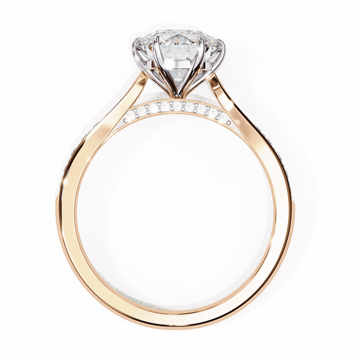 1.25 Carat Round True Love Solitaire Ring in Moissanite | House of Estara