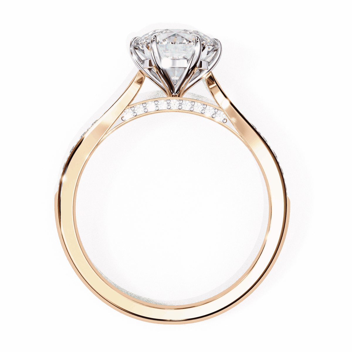 1.25 Carat Round True Love Solitaire Ring in Moissanite | House of Estara