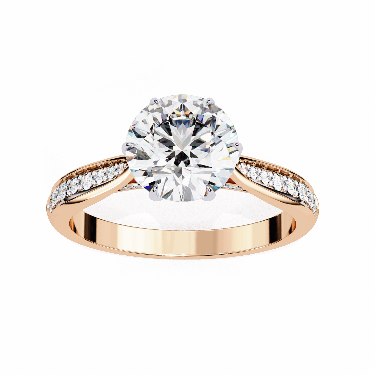 1.25 Carat Round True Love Solitaire Ring in Moissanite | House of Estara