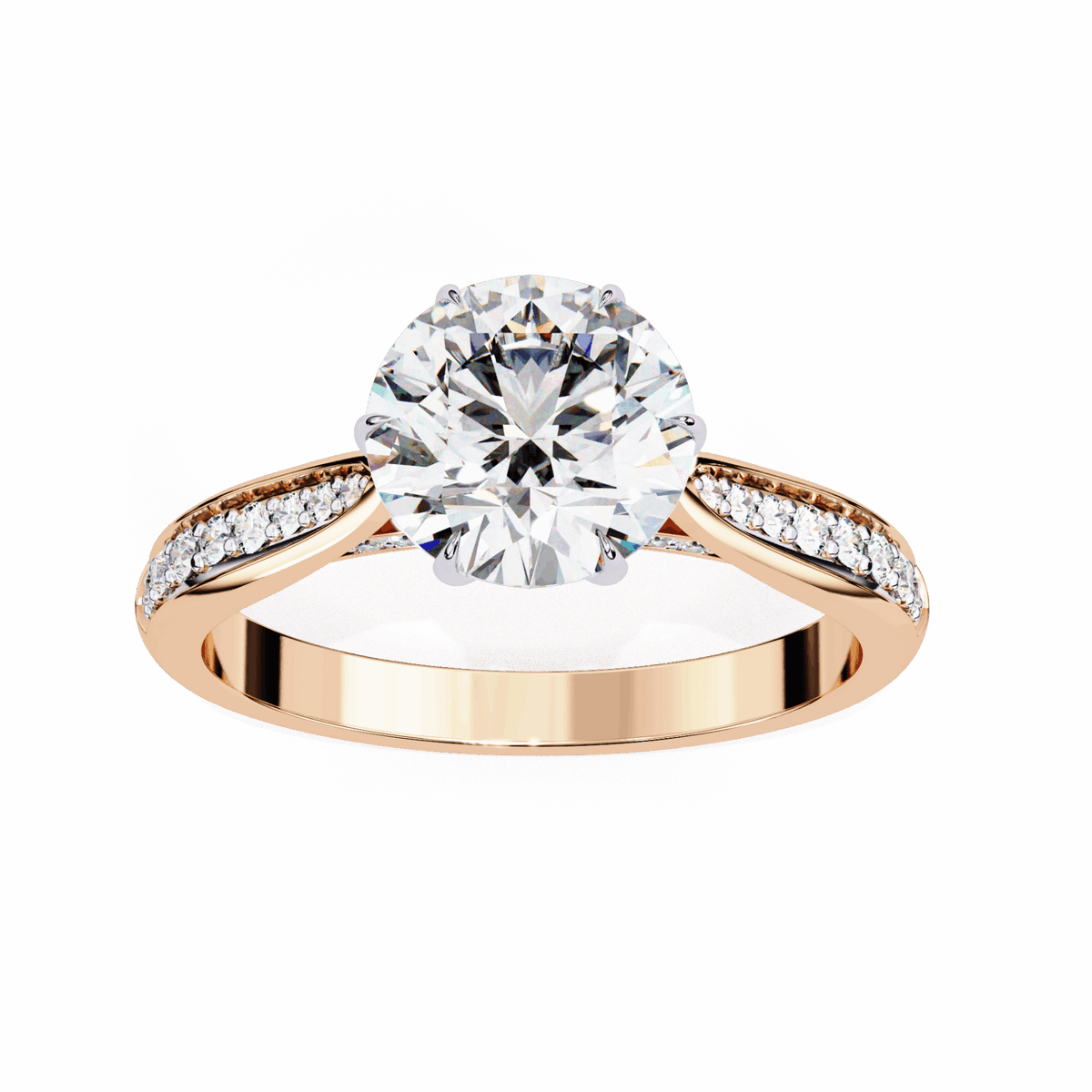1.25 Carat Round True Love Solitaire Ring in Moissanite | House of Estara