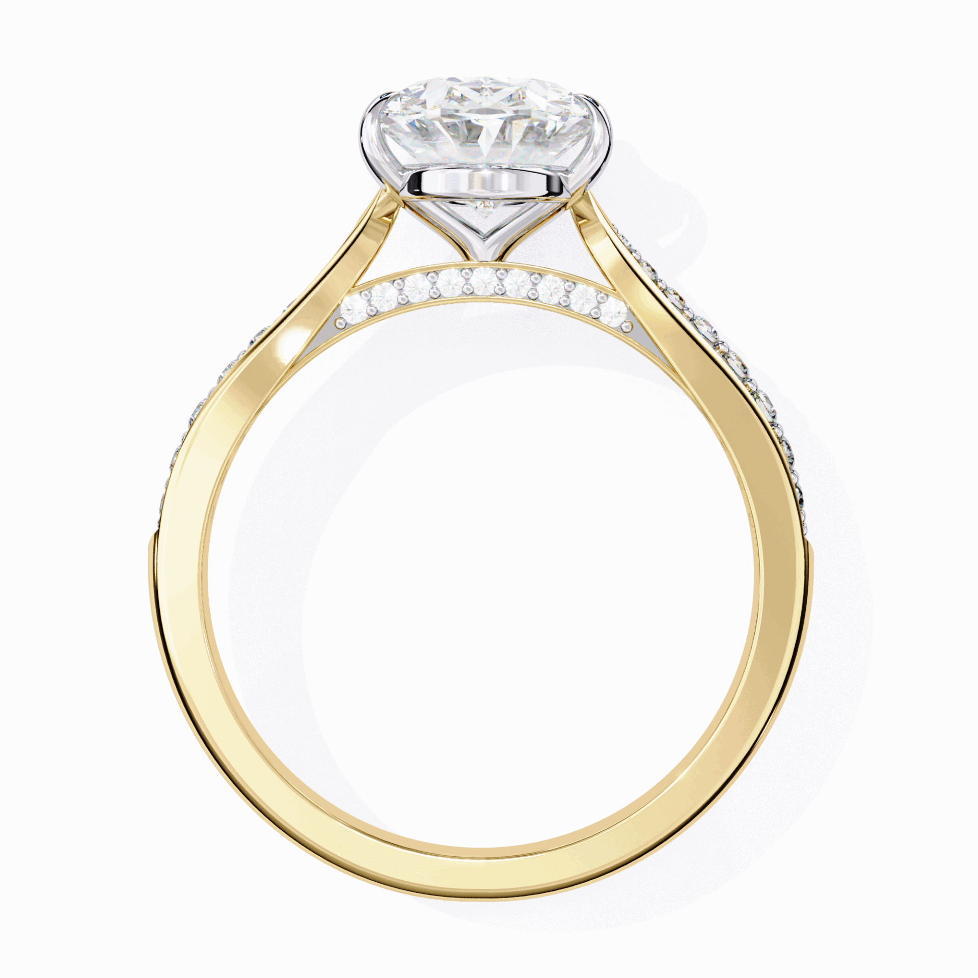 2 Carat Oval True Love Solitaire Ring in Moissanite | House of Estara