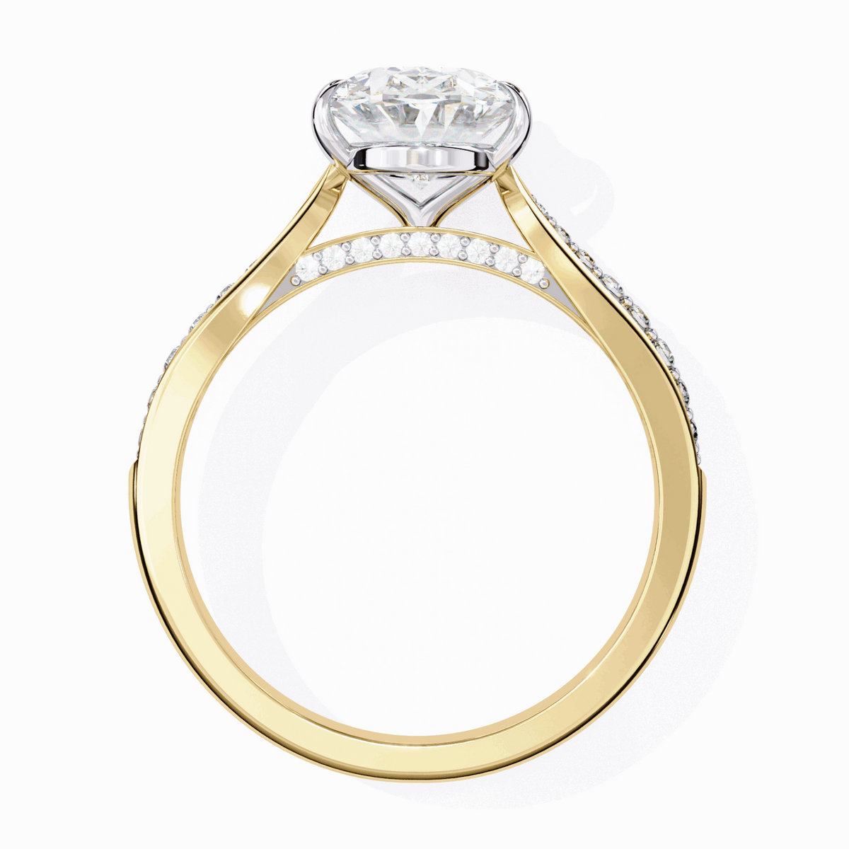 2 Carat Oval True Love Solitaire Ring in Moissanite | House of Estara