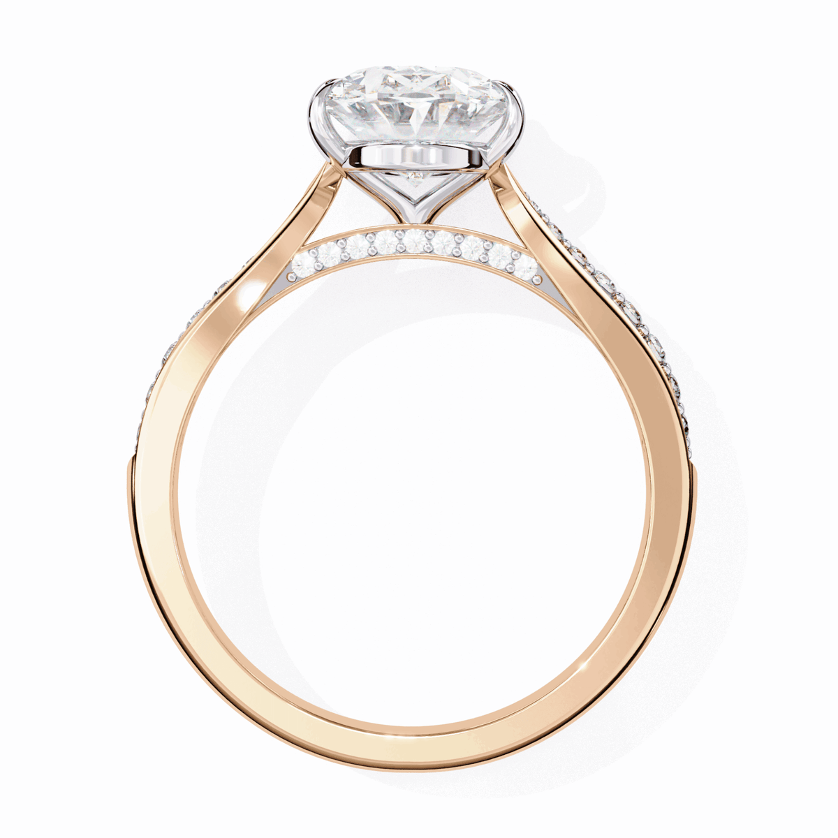 2 Carat Oval True Love Solitaire Ring in Moissanite | House of Estara