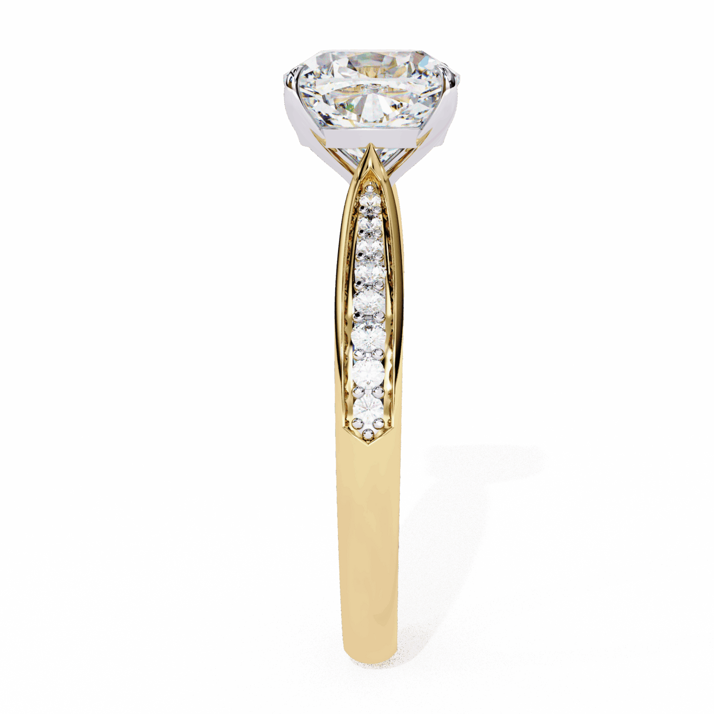 2 Carat Cushion True Love Solitaire Ring in Moissanite | House of Estara
