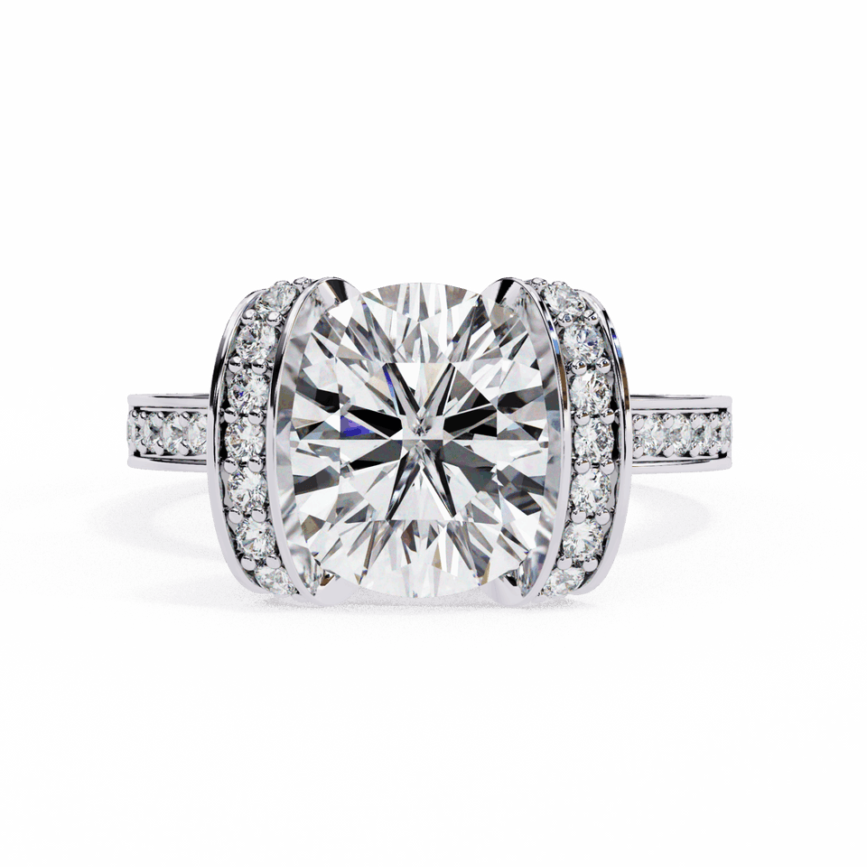 Round Bezel Pavé