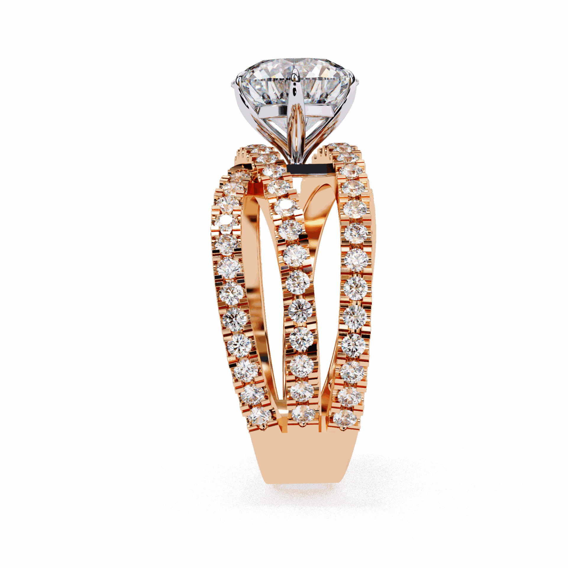1.75 Carat Round Subtle Shine Ring in Moissanite | House of Estara
