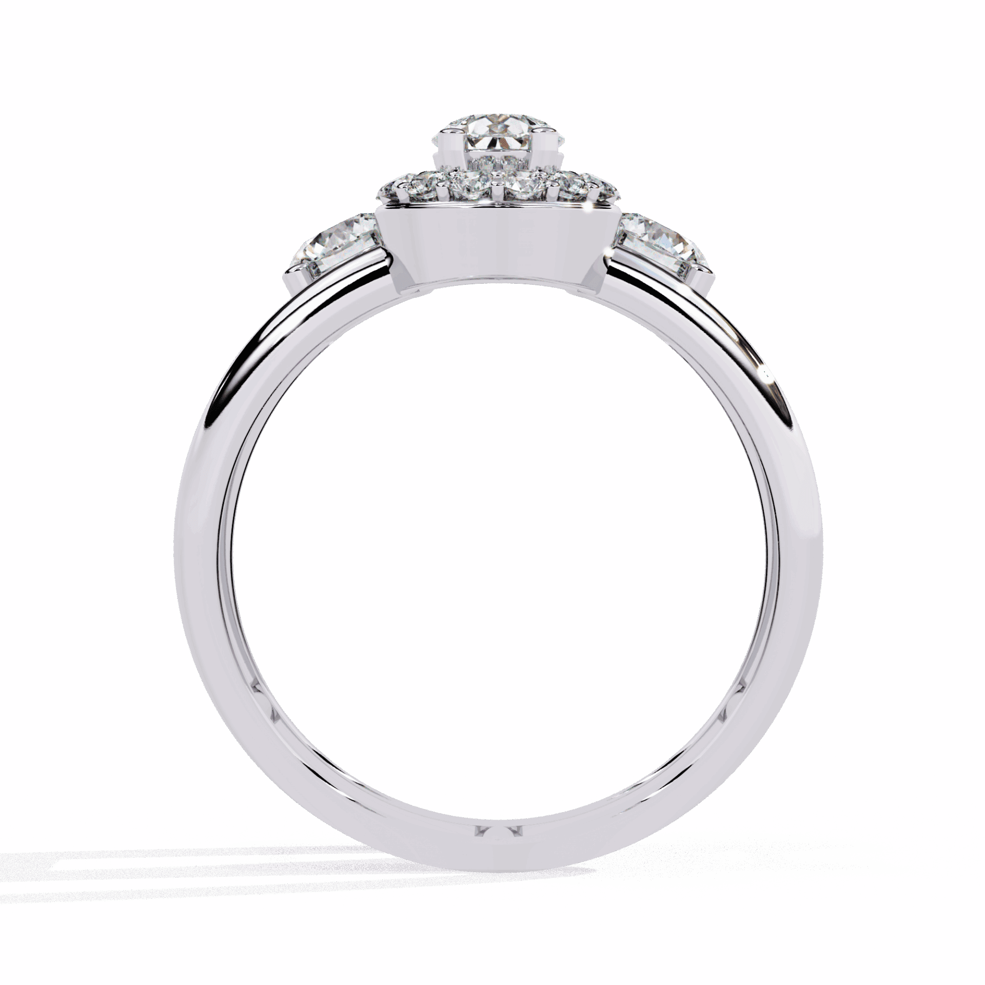 1 Carat Pear Day and Night Ring in Moissanite | House of Estara