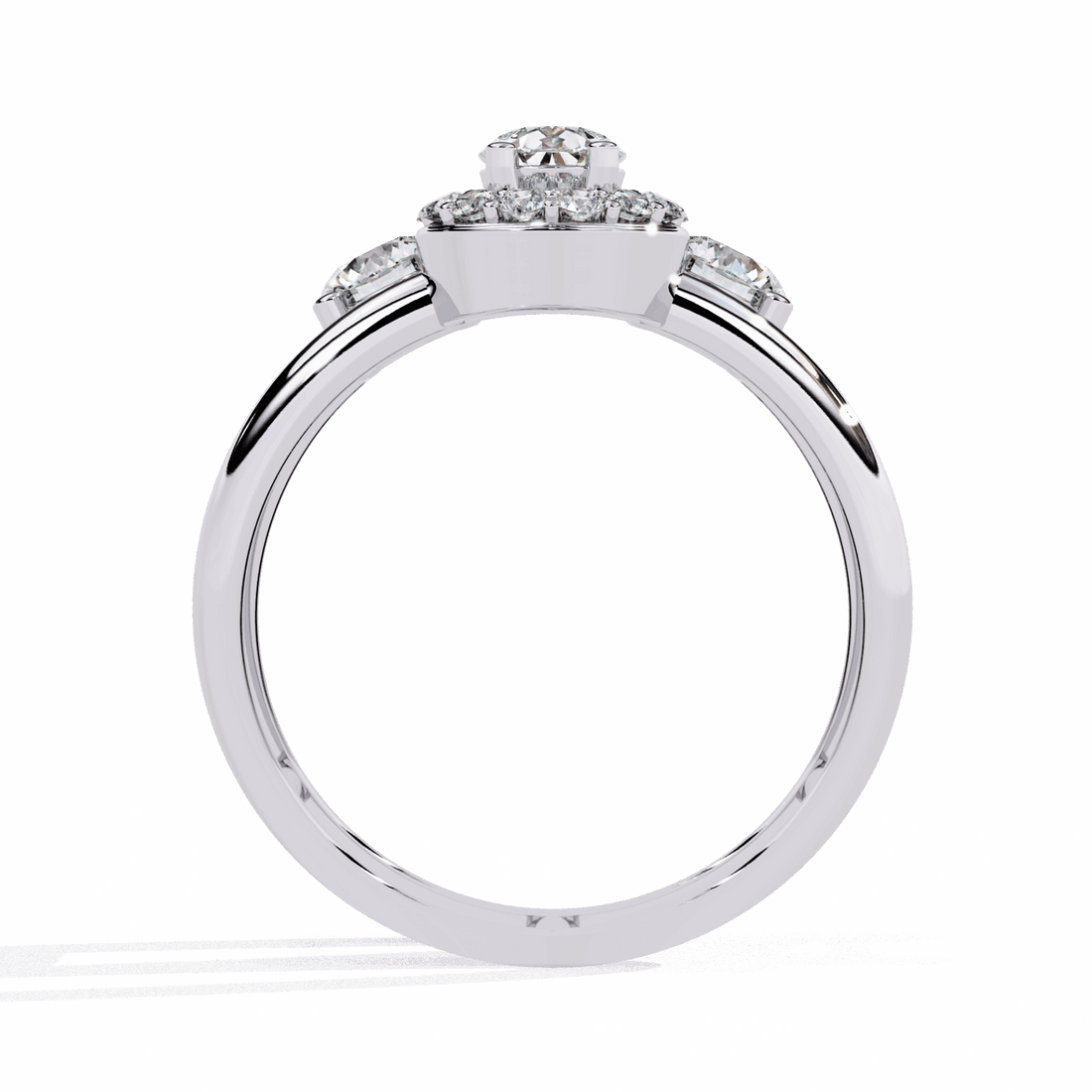 1 Carat Pear Day and Night Ring in Moissanite | House of Estara