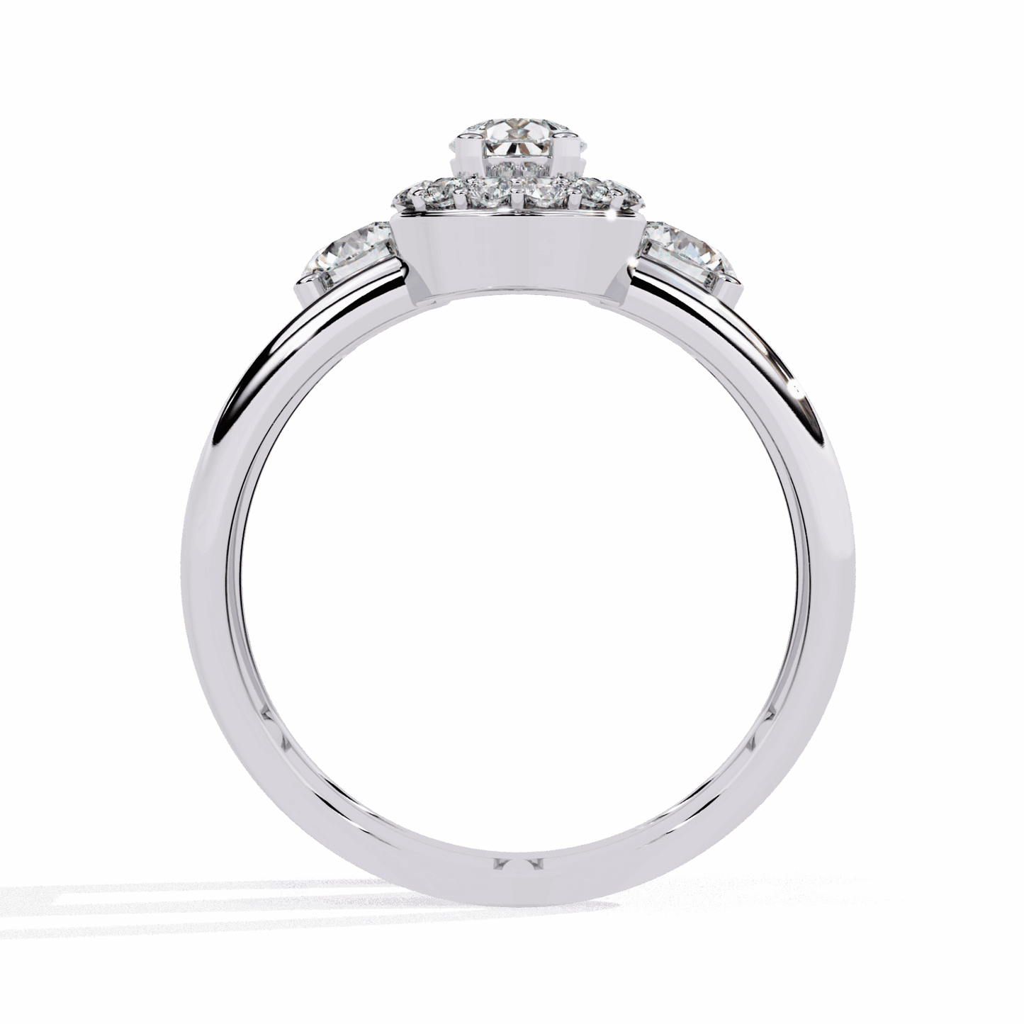1 Carat Pear Day and Night Ring in Moissanite | House of Estara