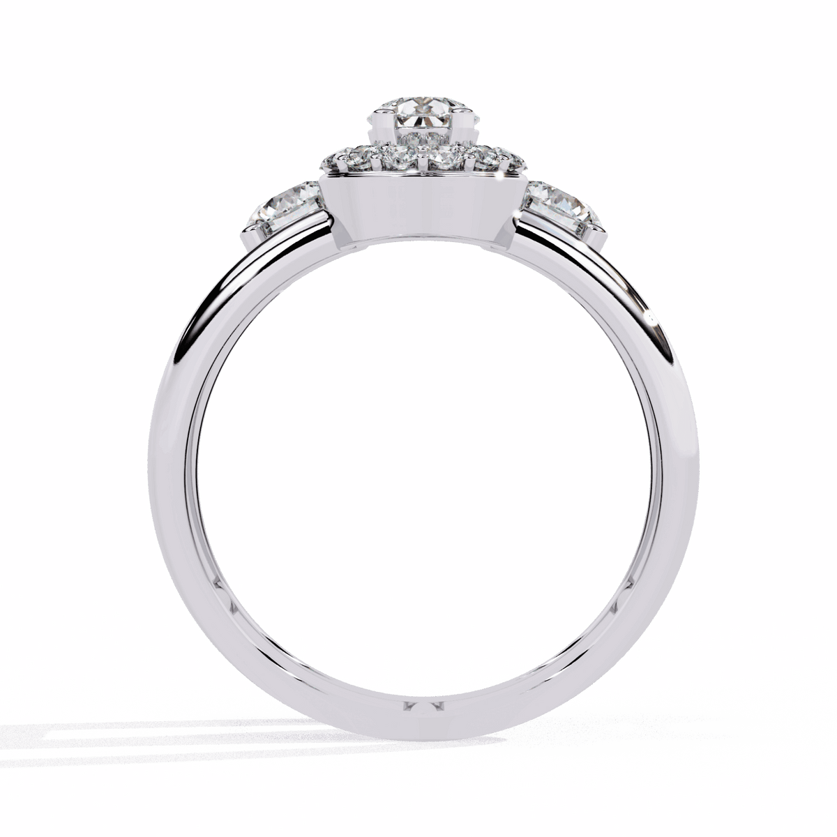 1 Carat Pear Day and Night Ring in Moissanite | House of Estara