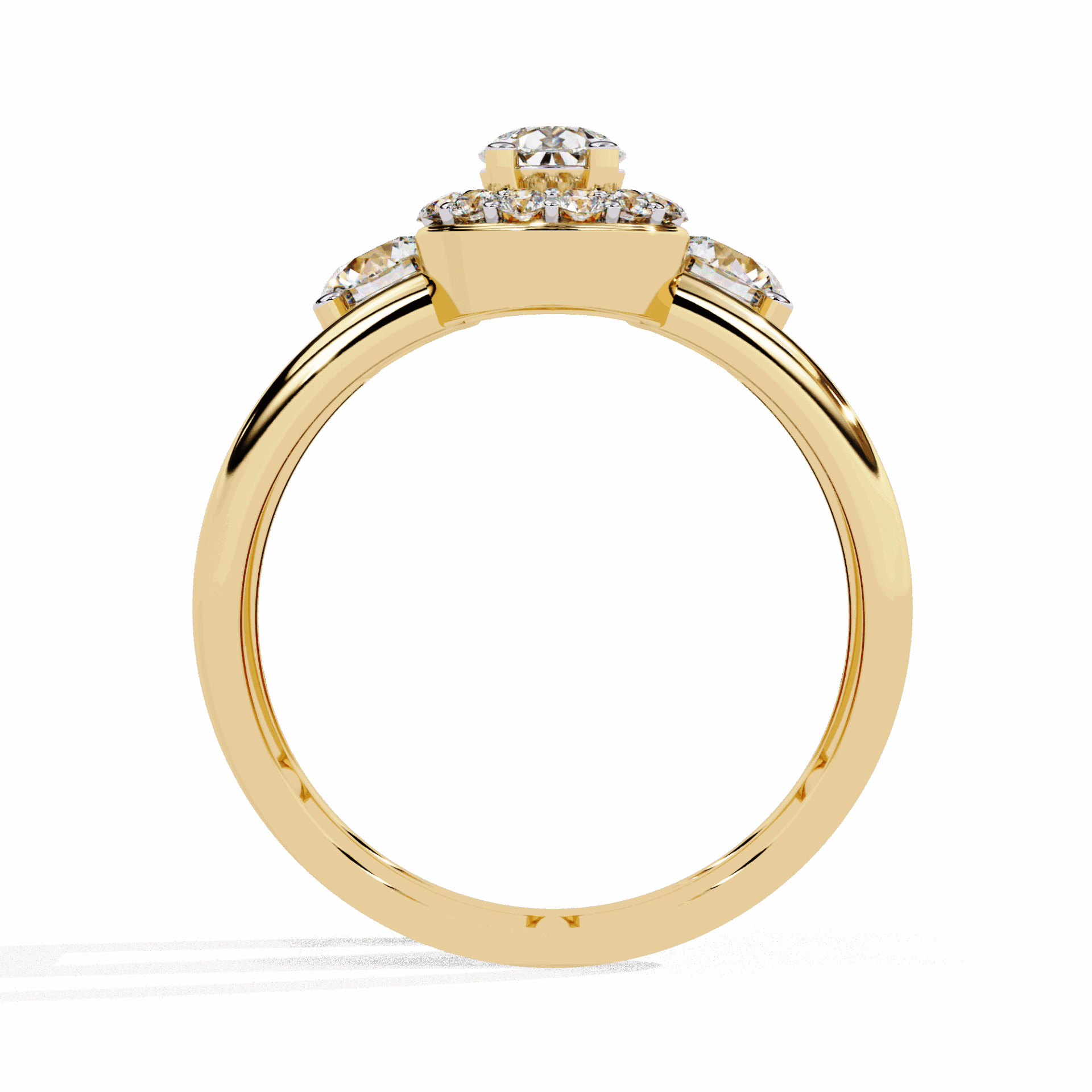 1 Carat Pear Day and Night Ring in Moissanite | House of Estara