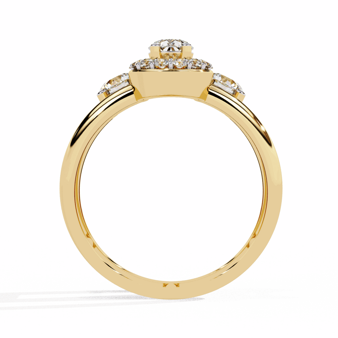 1 Carat Pear Day and Night Ring in Moissanite | House of Estara