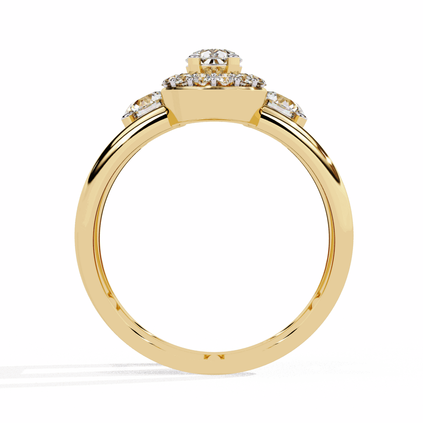 1 Carat Pear Day and Night Ring in Moissanite | House of Estara