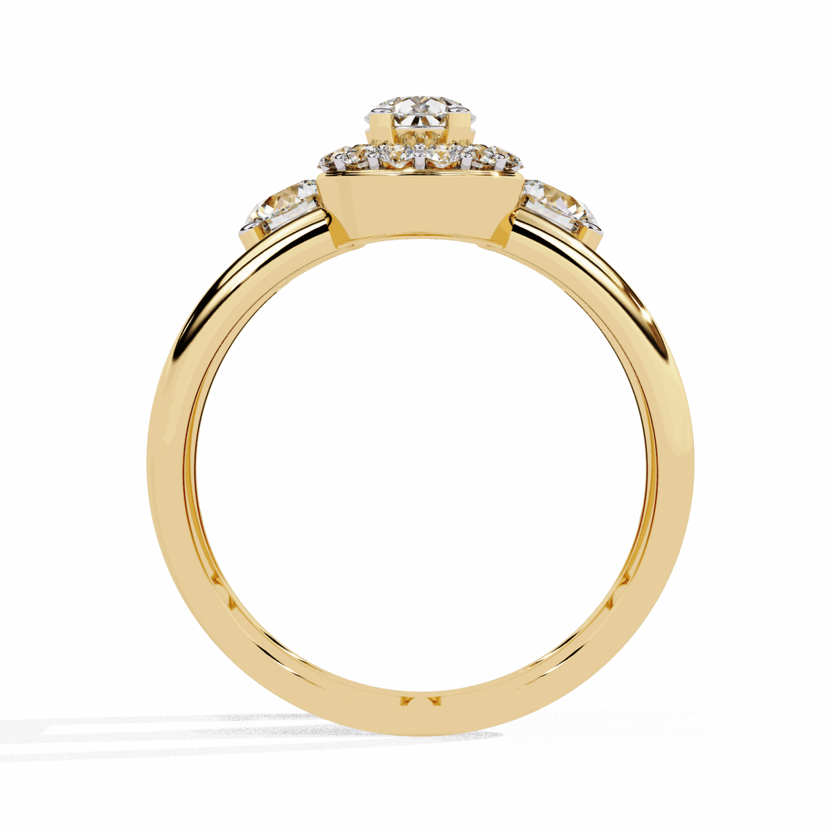1 Carat Pear Day and Night Ring in Moissanite | House of Estara