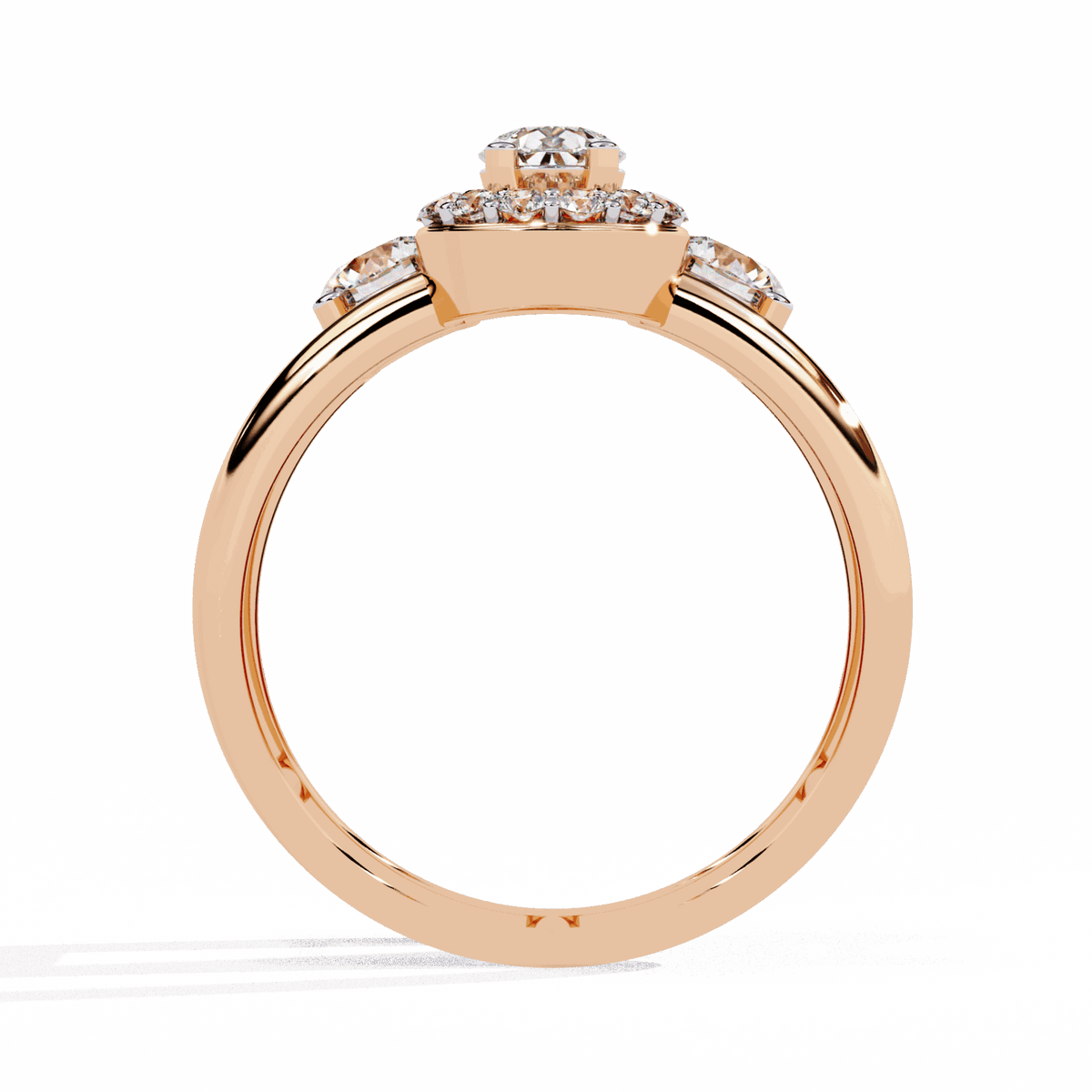 1 Carat Pear Day and Night Ring in Moissanite | House of Estara