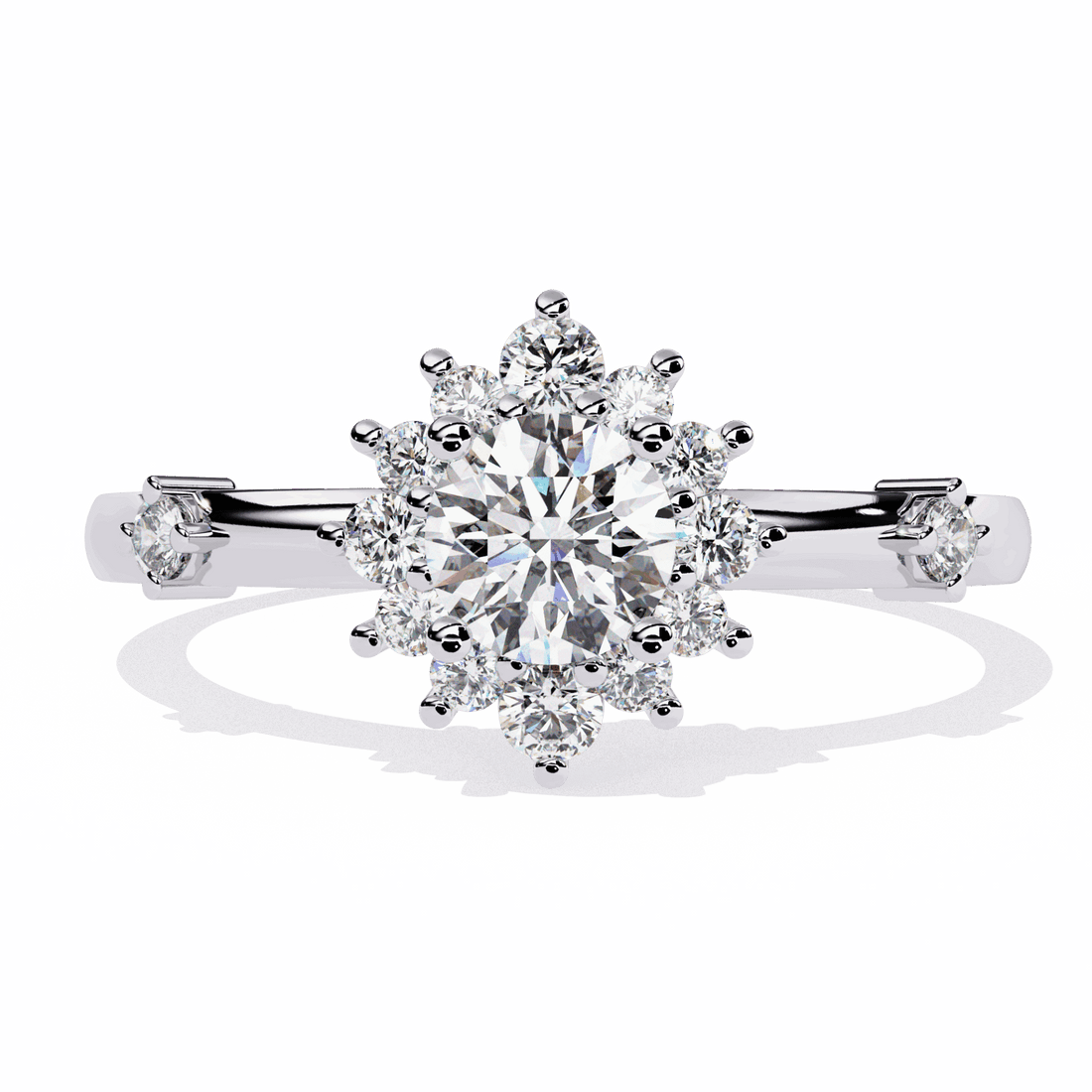 0.5 Carat Round Signature Wear Ring in Moissanite | House of Estara