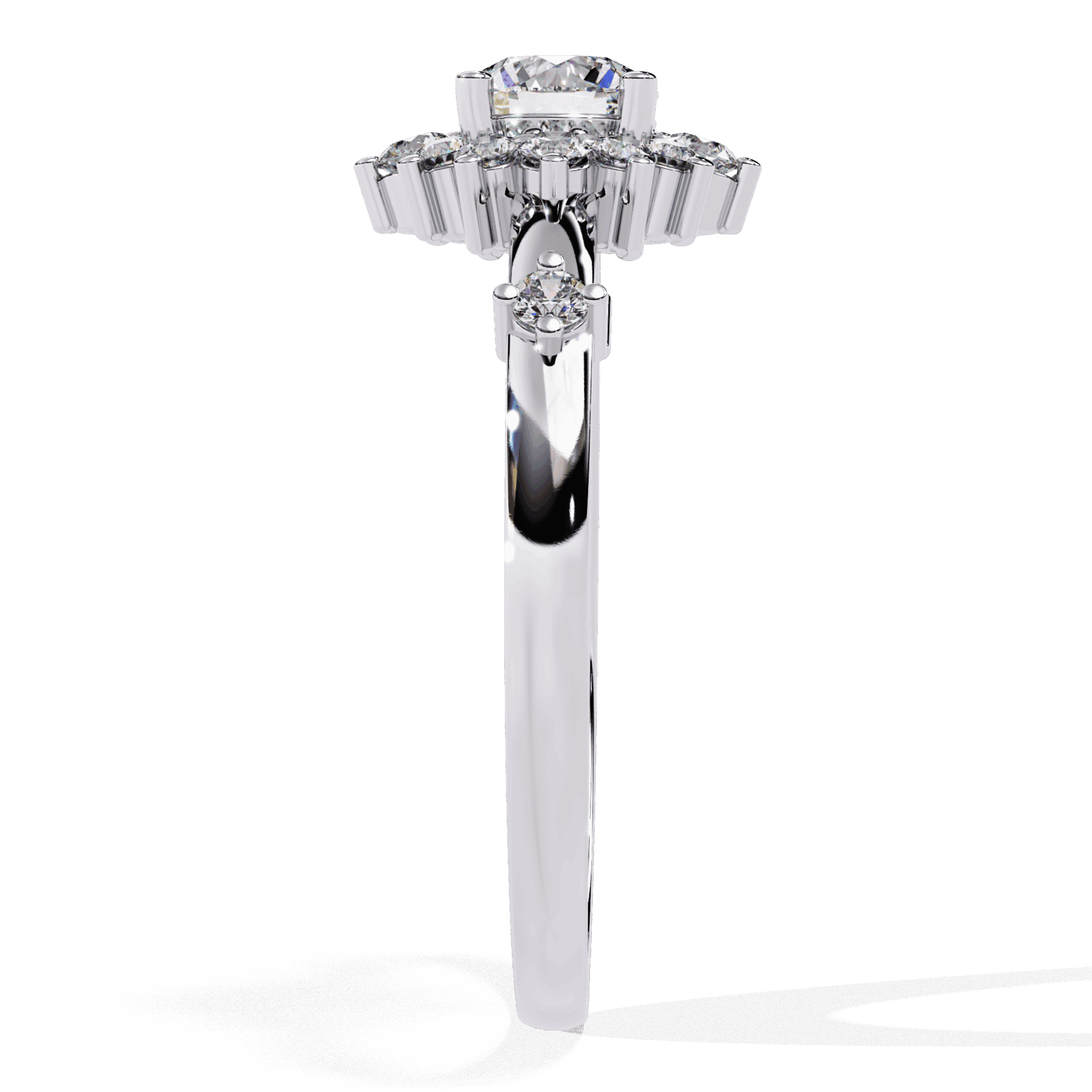 0.5 Carat Round Signature Wear Ring in Moissanite | House of Estara